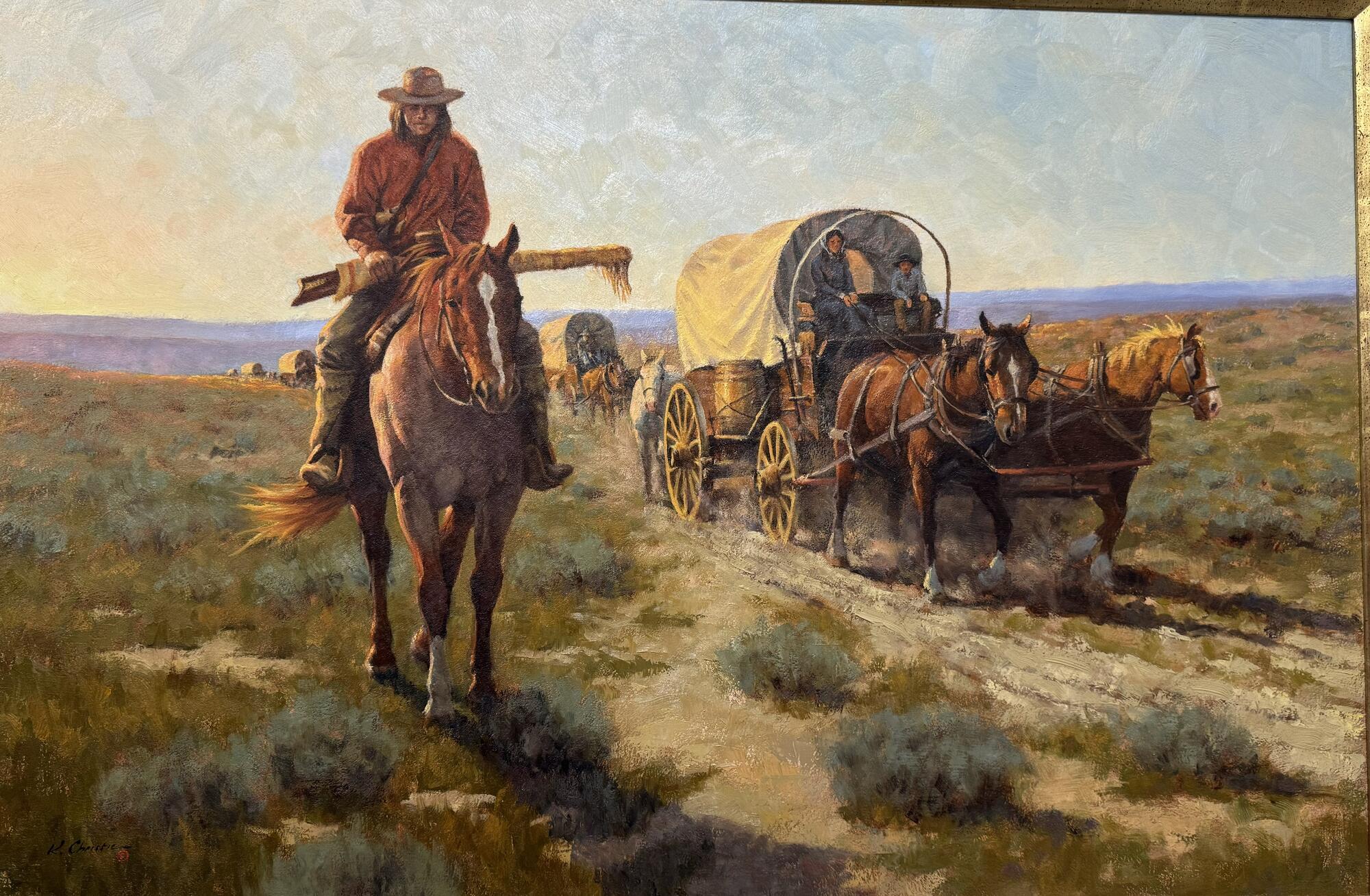 painting - the_emigrants